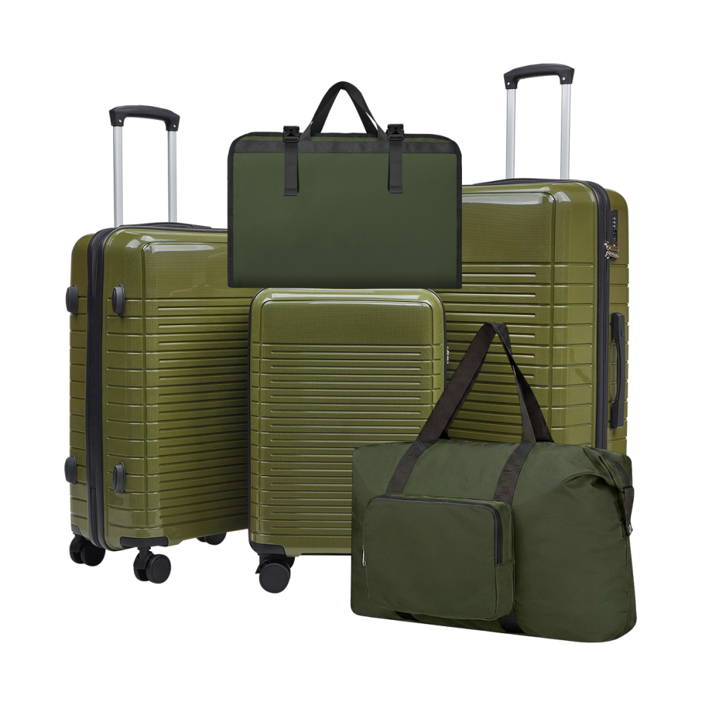 Spinner Wheel Rolling Suitcase 20 Inch - مجموعة حقائب سفر مكونة من 5