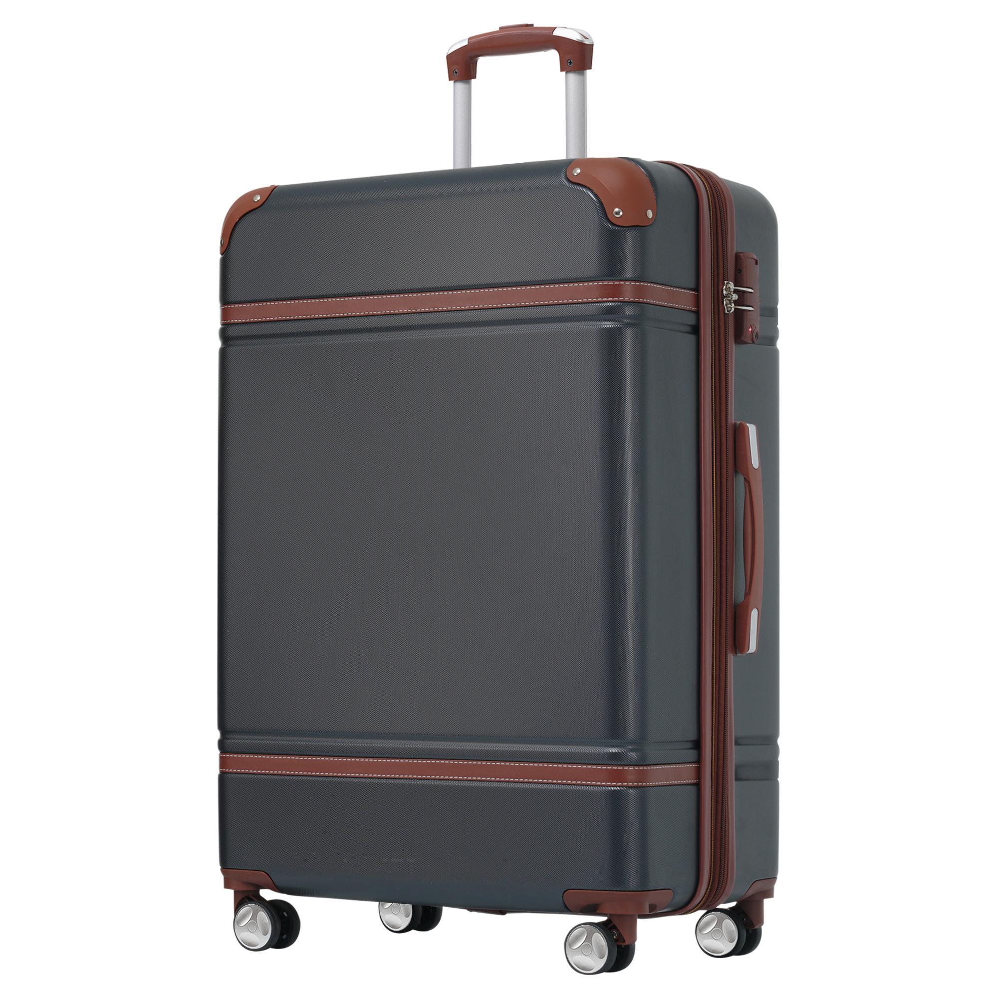 Expandable Hard Shell Luggage Set - مجموعة حقائب سفر قابلة للتوسيع مقاس