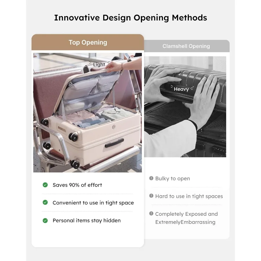 مجموعة حقائب سفر قابلة للتوسيع - مراجعة Expandable Hard Shell Luggage Set وسعره