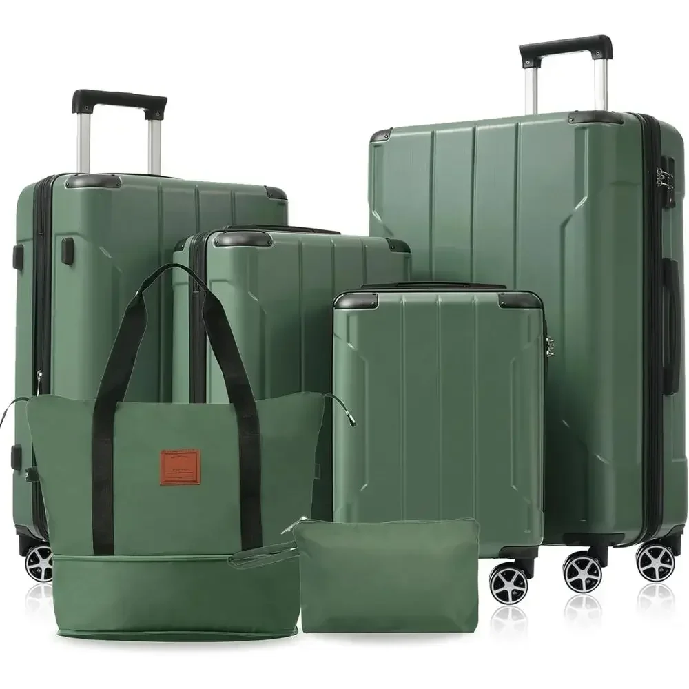 طقم حقائب سفر صلبة قابلة للتوس - مراجعة Expandable Hard Shell Luggage Set وسعره