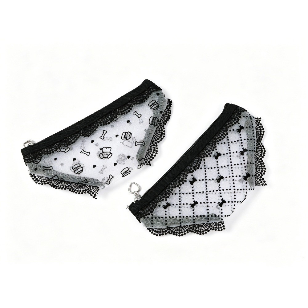 حقيبة تخزين أنيقة من الدانتيل  - مراجعة Cosmetic Bags وسعره