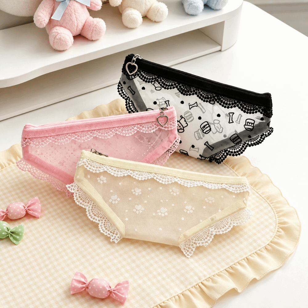 حقيبة تخزين أنيقة من الدانتيل  - مراجعة Cosmetic Bags وسعره