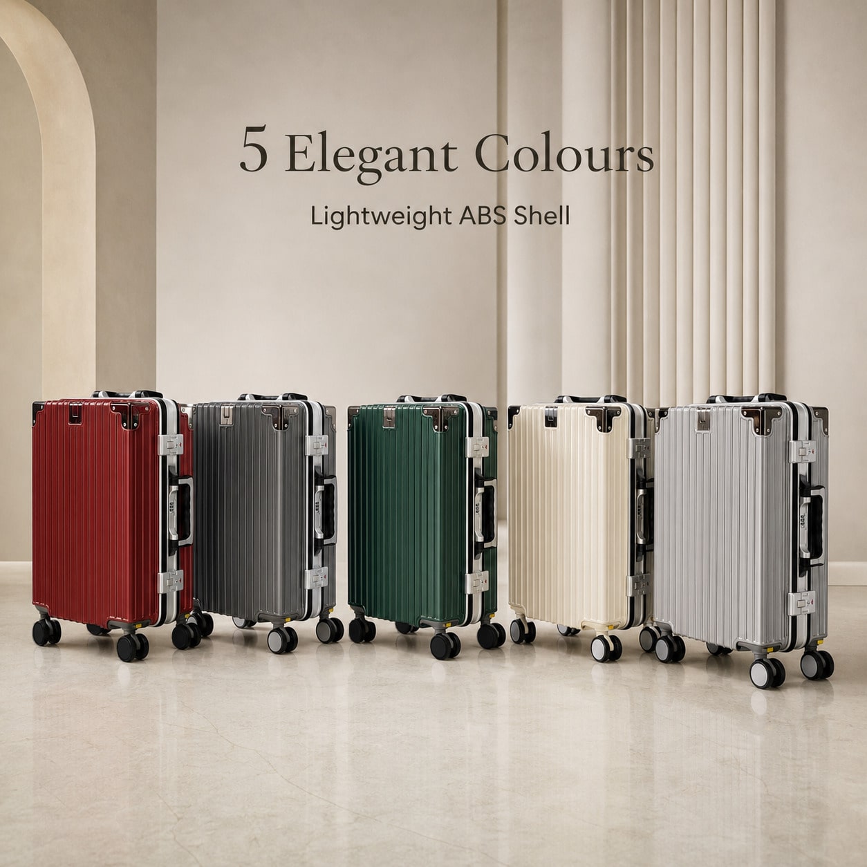 حقيبة سفر بحجم 20 بوصة، معتمدة - مراجعة Cabin Size Lightweight Travel Trolley وسعره