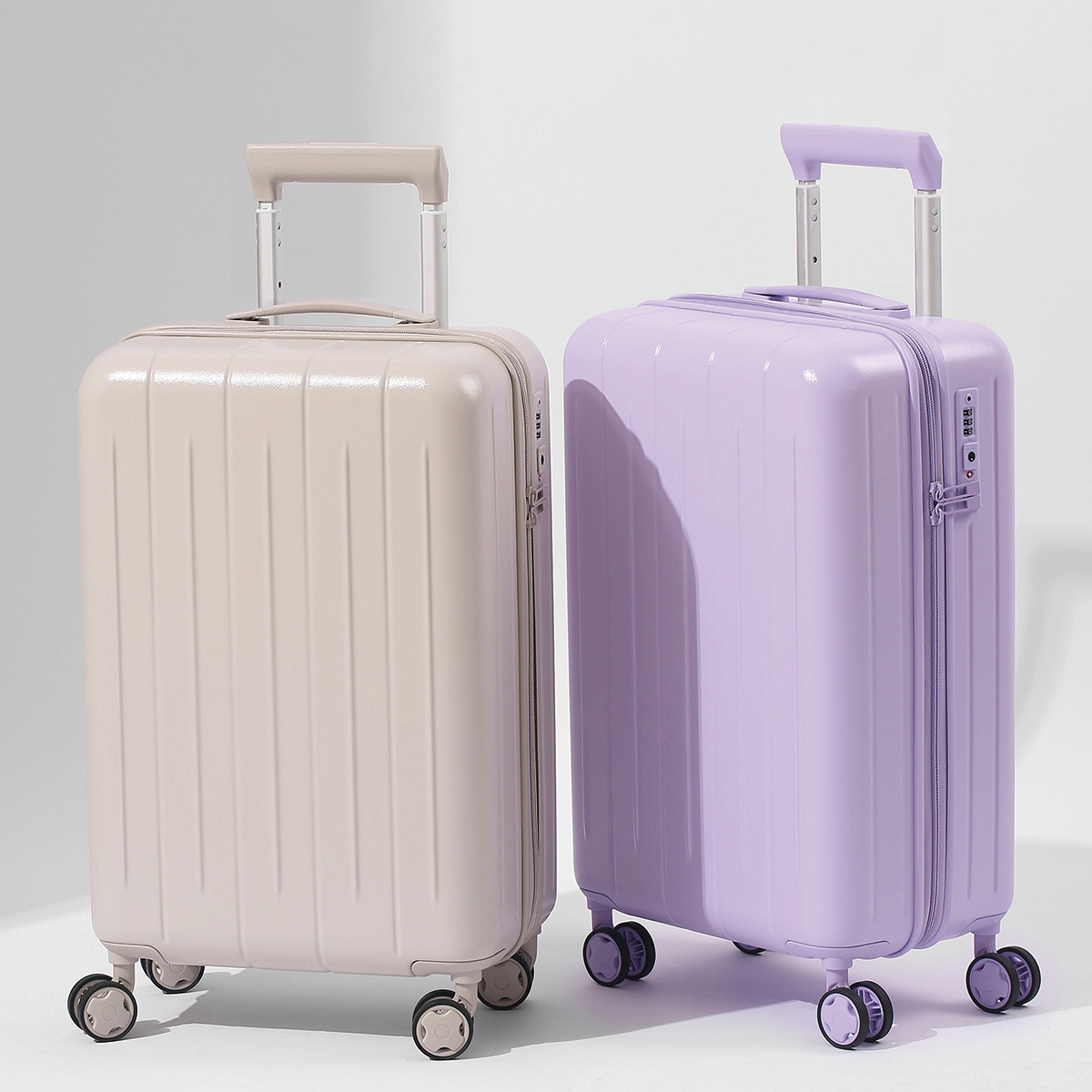 حقيبة سفر صلبة مقاس 20 بوصة، م - مراجعة Spinner Wheel Rolling Suitcase 20 Inch وسعره