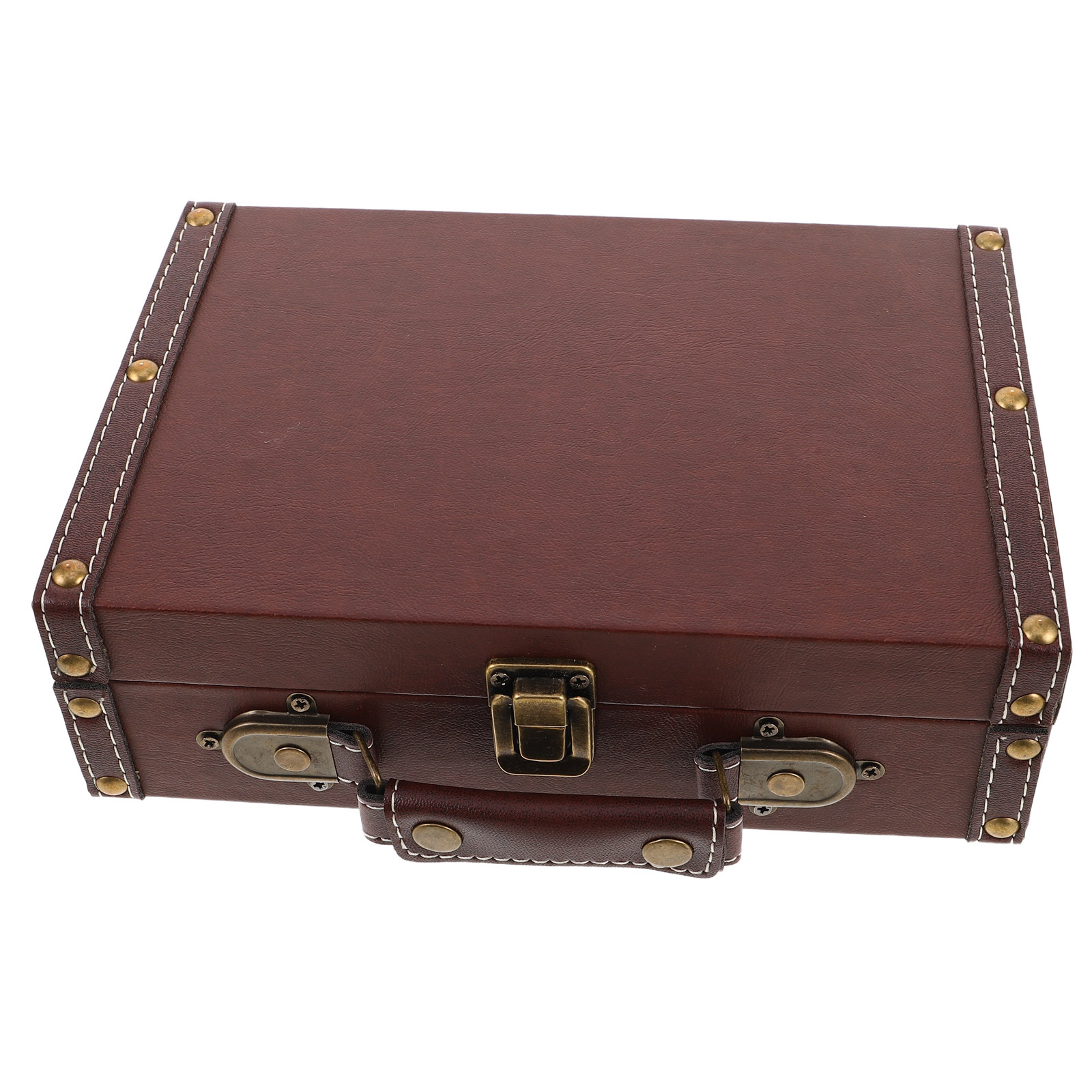 صندوق تخزين خشبي عتيق بتصميم ح - مراجعة Retro Vintage Trunk Suitcase وسعره