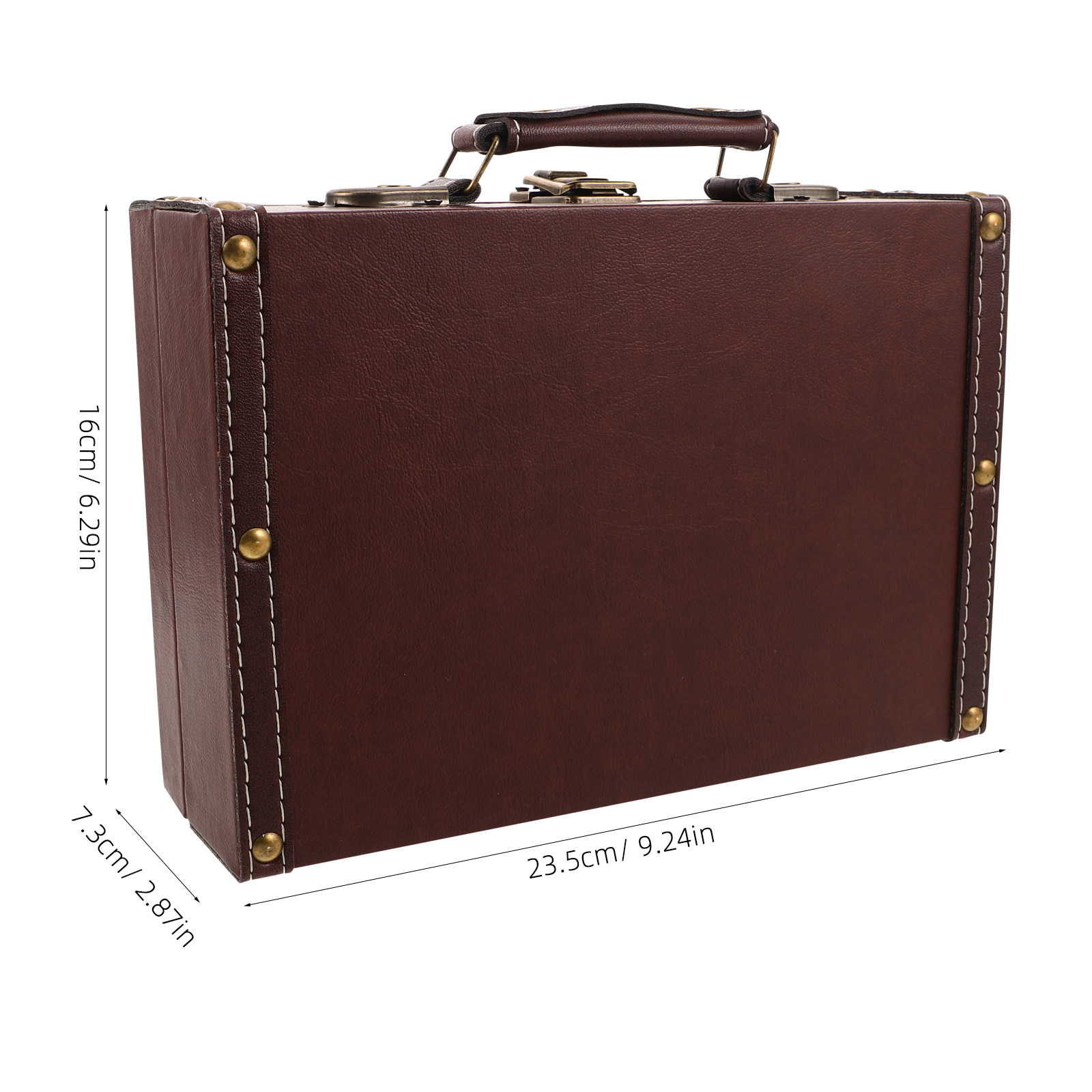 صندوق تخزين خشبي عتيق بتصميم ح - مراجعة Retro Vintage Trunk Suitcase وسعره