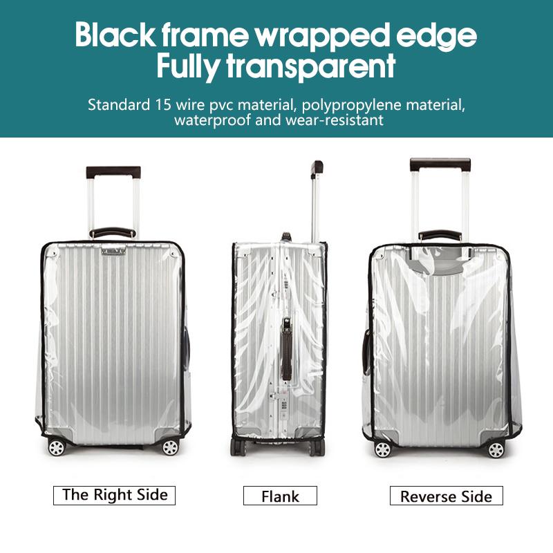 غطاء حقيبة شفاف مقاوم للماء وا - مراجعة Waterproof Suitcase Cover Protector وسعره