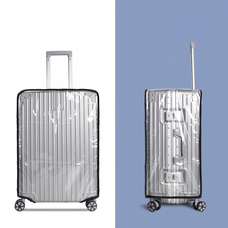 غطاء حقيبة سفر شفاف من البولي  - مراجعة Waterproof Suitcase Cover Protector وسعره