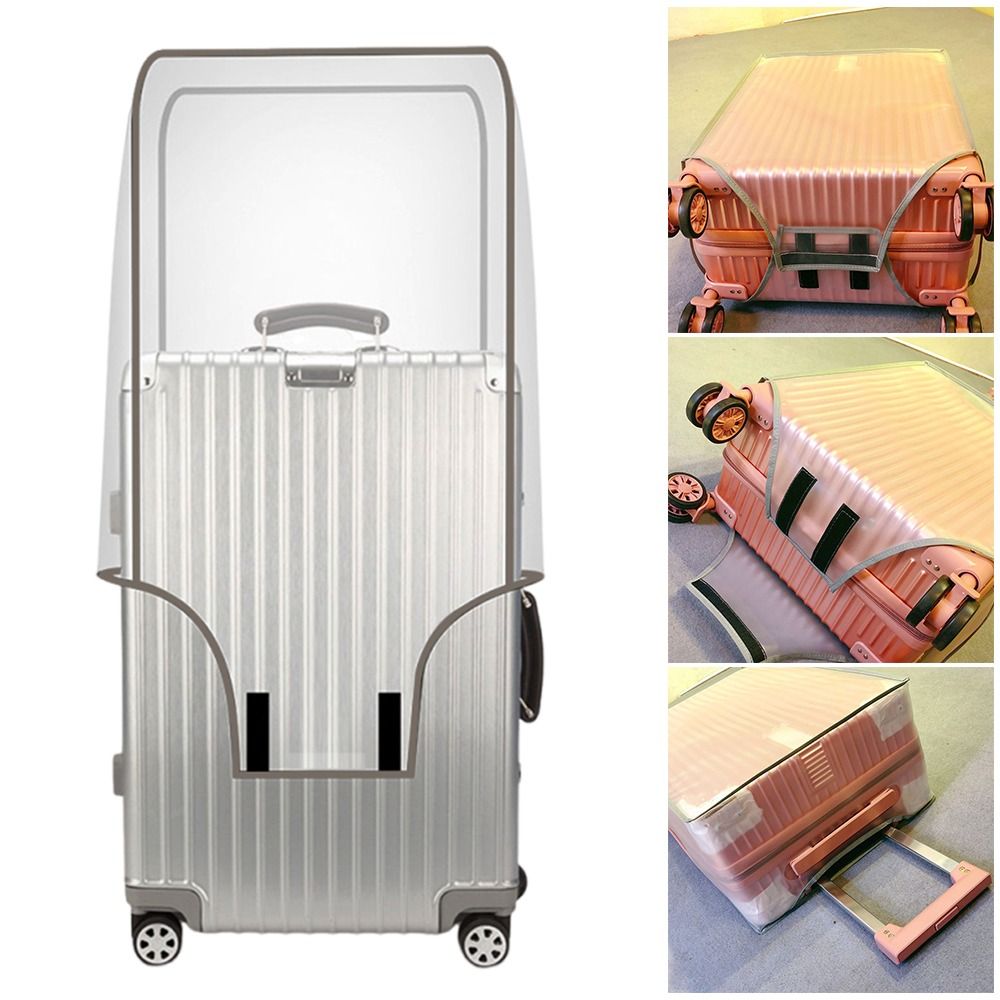 غطاء حقائب السفر شفاف من البول - مراجعة Waterproof Suitcase Cover Protector وسعره