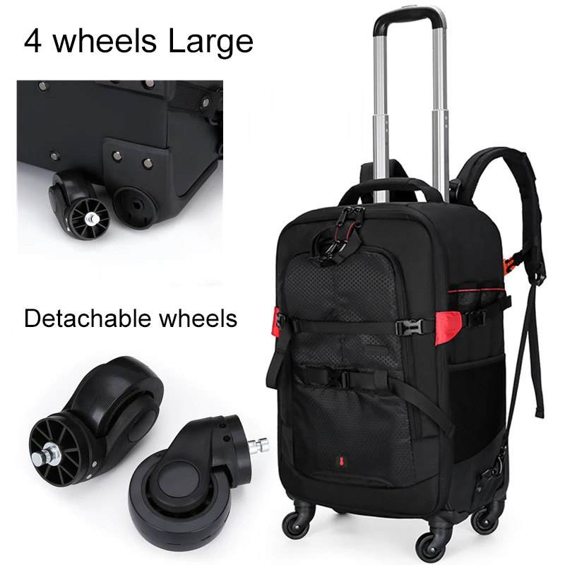 حقيبة ظهر للتصوير الفوتوغرافي  - مراجعة Foldable Rolling Luggage Bag وسعره