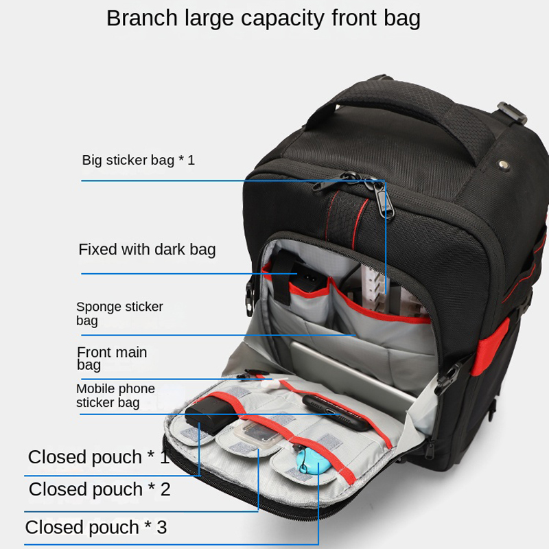 حقيبة ظهر للتصوير الفوتوغرافي  - مراجعة Foldable Rolling Luggage Bag وسعره